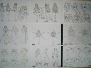 Shinkyoku Soukai Polyphonica CrimsS crimsonS Setting Materials 2 bg - Bild 1 von 3