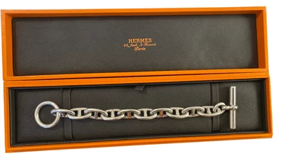 Bracelet Hermès Chaine d'Ancre - Hermès Vintage Silver Chaine d'Ancre Bracelet - Photo 1/3