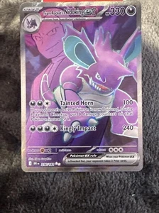 Team Rocket's Nidoking EX 216/182 - Ilustración Rara - Pokémon Rivales Destinos - Imagen 1 de 2