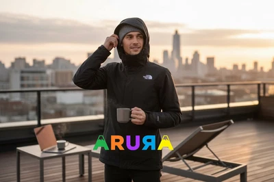 Mens The North Face Toro Peak 3 in 1 Triclimate Waterproof Hooded Jacket Black - Image 1 of 4