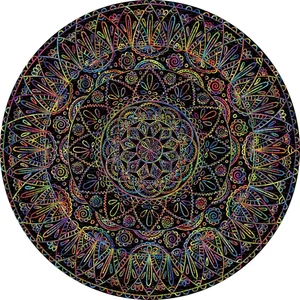 Mandala Puzzle 1000 Teile für Erwachsene, schwierig unmöglich Puzzle schwer, Herausforderung - Bild 1 von 12