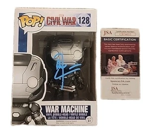 DON CHEADLE SIGNIERT FUNKO POP WAR MACHINE CAPTAIN AMERICA MARVEL JSA ZERTIFIKAT #CB76053 - Bild 1 von 4