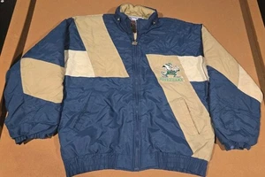 Vintage 90s University Of Notre Dame Fighting Irish Puffer Jacket Men’s Sz Large - Picture 1 of 15