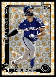 2025 Topps Series 2 MJ Melendez #536 Sun Holiday Foil Royals - Bild 1 von 2