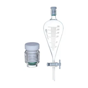 Pear-Shaped Separating Funnel 60ml-1000ml, Borosilicate Glass, Lab Supply au - Picture 1 of 8