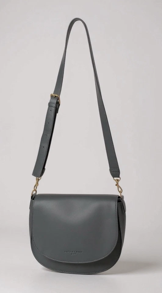 Liebeskind Berlin灰色皮革斜挎包单肩包 — 第 1/4 张图片