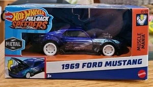 Ford Mustang 1969 fundido a presión Hot Wheels Pull-Back Speeders - Imagen 1 de 5