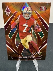 💥2024 Panini Phoenix Charvarius Ward #22 Orange Prizm San Francisco 49ers - Imagen 1 de 2