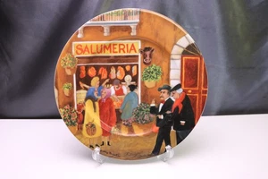 Guy Buffet Toskanische Schaufenster SALUMERIA Porzellan 10 7/8" Speiseteller Germany - Bild 1 von 4