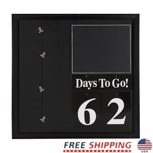 30 Day Countdown Calendar Board Photo Display Chalkboard Event Reminder Collage - Picture 1 of 7