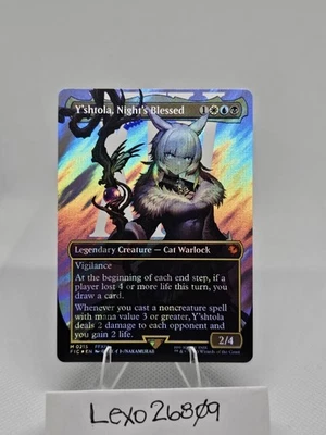 Y'shtola, Night's Blessed (Borderless) (Surge Foil) / Final Fantasy MTG - Image 1 of 2
