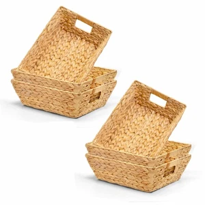 6er Set Snackkörbe, Weiden Snackkorb Organizer für Büro, kleine Wicke... - Bild 1 von 7