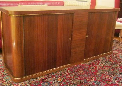 BEAUTIFUL FRENCH ART DECO ROSEWOOD BRASS MOUNTED BUFFET CABINET CIRCA 1930  - Image 1 of 4