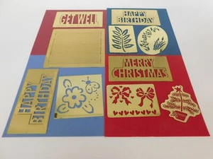 16 Brass Embossing Templates - Pop-ups by Plane Class & More! - Picture 1 of 1