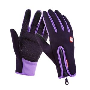 Men And Women Waterproof  Winter Gloves With Touch Screen Fingers Anti- Slip