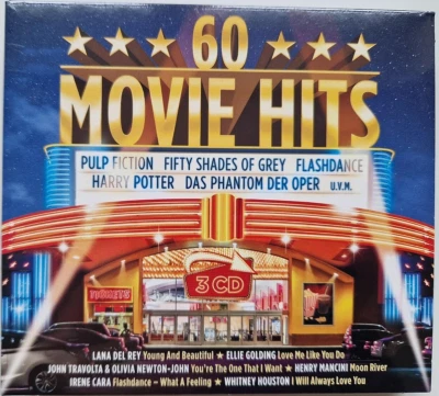 60 Movie Hits, Harry Potter, Braveheart, Shrek, 3 CD's, 60 Songs, NEU/OVP - Bild 1 von 2