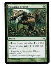 1x Mutagenic Growth New Phyrexia MTG Magic the Gathering card Played