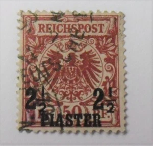 1889 Mi: 550,- MiNr 10 a Krone/Adler 50 Pf. bräunlichrot gest. gepr. BPP Luxus - Bild 1 von 5