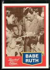 Babe Ruth 1989 CMC Limited Edition #18 New York Yankees