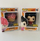 Funko Pop! Dragon Ball Z Super Saiyan Rose Goku Black 260 & Badman Vegeta 158