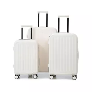 360° Spinner Wheel Luggage,Carry on Suitcase- 20/24/28in, w/Cup Holder& USB Port - Picture 1 of 45