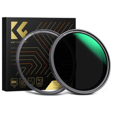 K&F Magnetic Variable ND8-ND128 Filters+Magnetic Filter Basic Ring Kit 49mm-82mm - Image 1 of 4