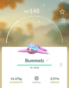 ✨#287 Shiny Bummelz (Costume) Pokémon Go✨ - Picture 1 of 2