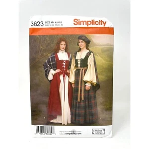 Simplicity Pattern 3623 Scotland Highlander Costume and Hat Sz 6 - 12, New - Picture 1 of 2