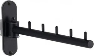 Faltbarer Wand Kleiderbügelständer mit Schwenkarm Faltbar 180° Drehbar... - Bild 1 von 4