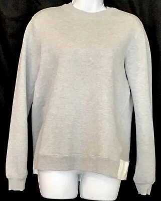 Sudadera Clu Gris Manga Larga Crew Blanca Espalda Tela Red Talla Xs Foto 1 de 4