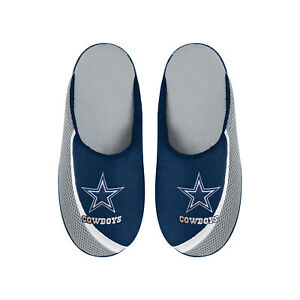 FOCO NFL Men's NFL Dallas Cowboys 2022 Big Logo Color Edge Slippers