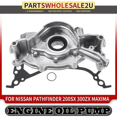 Bomba de aceite de motor para Infiniti M30 Nissan Máxima Pathfinder 200SX 300ZX D21 3,0 L Foto 1 de 4