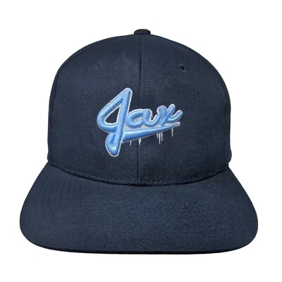 Jax Snapback Hat Blue One Size Embroidered Adjustable 6 Panel Zephyr - Image 1 of 4