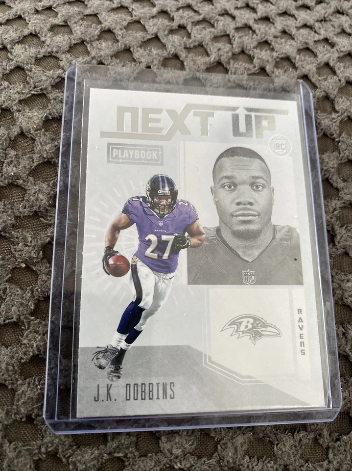 2020 PANINI PLAYBOOK J.K. DOBBINS NEXT UP ROOKIE #NU-13 RAVENS - Image 1 of 1