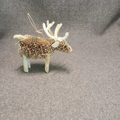 Adorno de reno animal bosque de invierno Buri Foto 1 de 4
