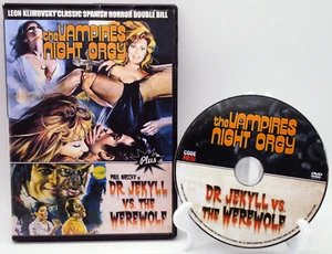 THE VAMPIRES NIGHT ORGY Dr. Jekyll vs The Werewolf Spanish Horror Double Feature - Picture 1 of 4