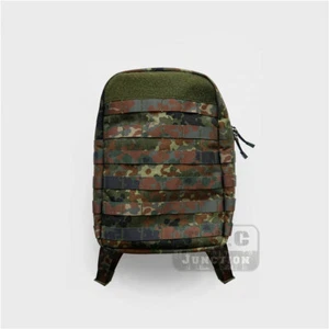 Flecktarn Tactical Molle Day Pack Backpack Hiking Travel Rucksack Bag - Picture 1 of 9