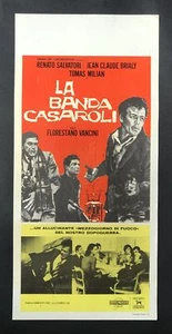 CINEMA-locandina poster LA BANDA CASAROLI  salvatori, brialy, milian, VANCINI  - Picture 1 of 1