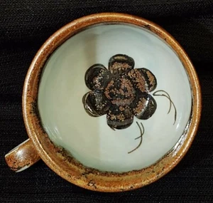 Vintage Ken Edwards Tonala Flower Tea Coffee Cup Signed KE Mexico Daisy  A+! - Picture 1 of 10