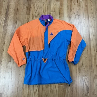 Chaqueta Pullover De Colección Nike ACG Color Block Multicolor Media Cremallera Talla L Años 90 Gorpcore Foto 1 de 4