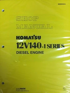 Komatsu 12V140-1 Series Engine Factory Shop Service Repair Manual  - Picture 1 of 1