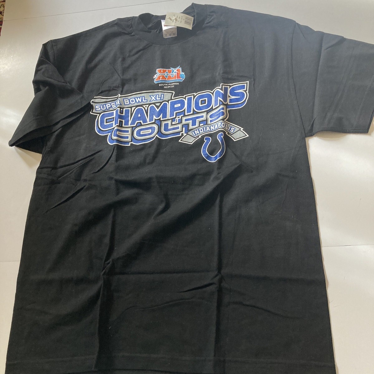 未使用 NFL Colts SuperBowl Champion Tシャツ Indianapolis Colts
