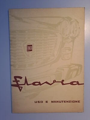 Lancia Flavia uso e manutenzione - Immagine 1 di 4