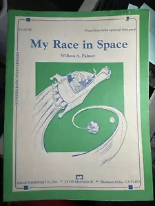 J 1983 Kids Science Fiction Noten MY RACE IN SPACE - Bild 1 von 1