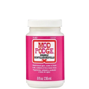 Mod Podge All-In-One Waterbased Sealer Glue & Finish 236ml Sparkle - Picture 1 of 7