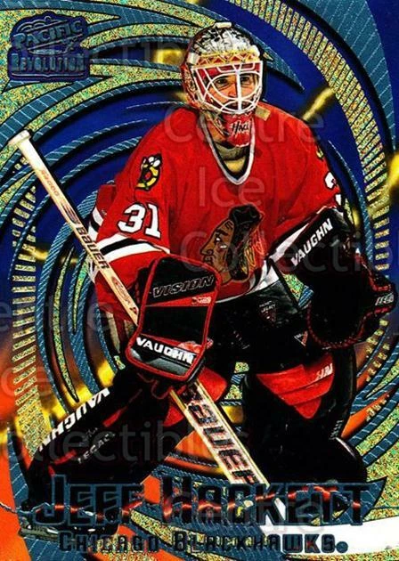 1997-98 Revolution Ice Blue #30 Jeff Hackett - Image 1 of 1