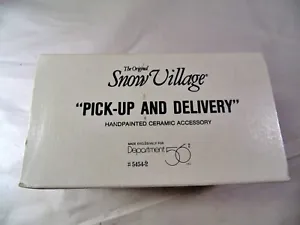 Dept 56 Original Snow Village "Pick-up and Delivery" - Picture 1 of 4