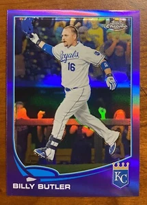 2013 Topps Chrome Purple Refractor BILLY BUTLER #44 Royals - Picture 1 of 2