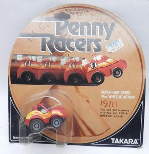 Pet Vette VINTAGE Takara Penny Racer 1970's Chevrolet Corvette MOC c.1981 Tawian - Picture 1 of 3