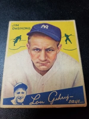 Goudey Jim Deshong 1934 RC #96 Foto 1 de 2